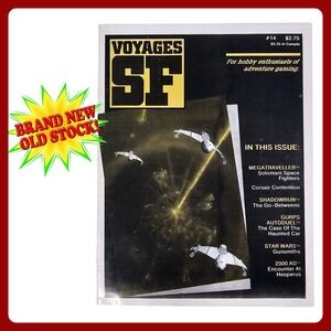 Voyages SF 14 Adventure Gaming RPG Magazine Star Wars Shadowrun NWT